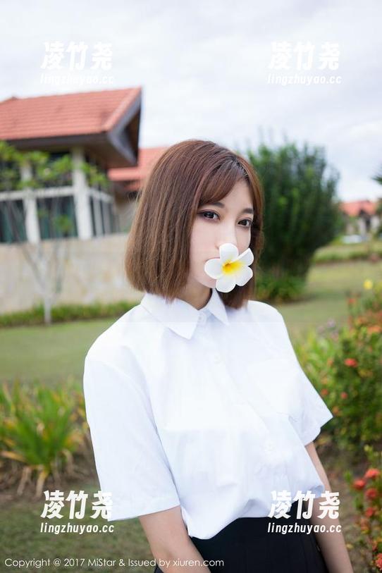 MiStar魅妍社 - 岑苑之穿着礼服的无圣光写真：找个角落静悄悄看吧