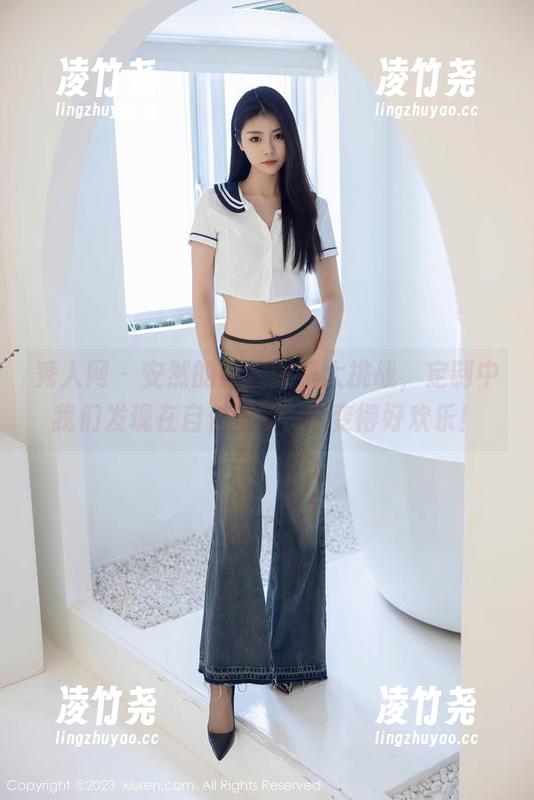 秀人网 - 安然的豹纹图集大挑战，定制中我们发现在自信里蹦跶也变得好欢乐！